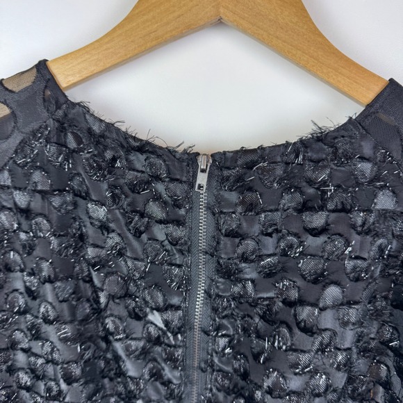 NWT W118 by Walter Baker Prya Dress Size XS Black Polka Dot Puff Sleeve Party - Picture 3 of 10